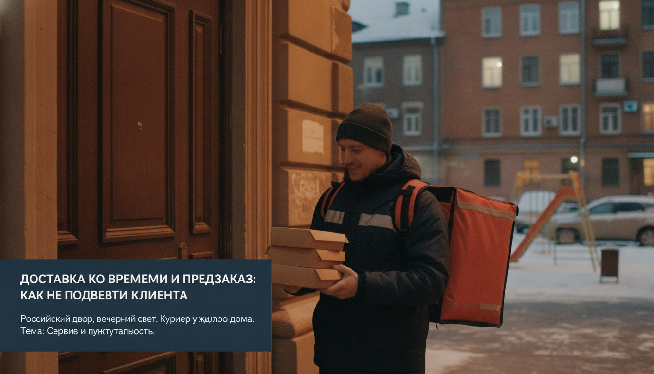 Доставка ко времени и предзаказ: как не подвести гостя